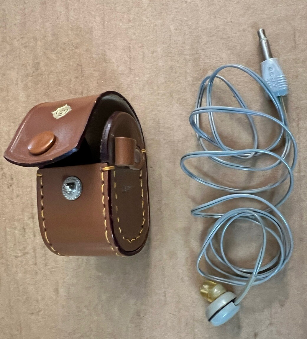 Vintage Lot of Sony Misc.- Remote, Earbud & Microphones – Used, Not Tested