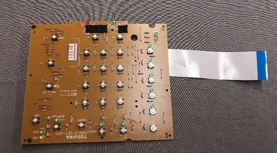 TOSHIBA eStudio 255 PWB-F-KEY-450 6LH39824000 KEYBOARD PANEL