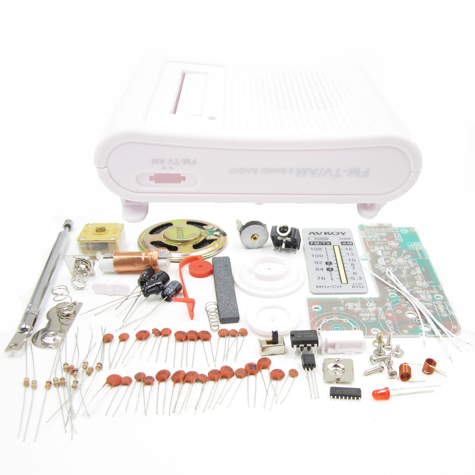 AM FM Radio Kit Parts CF210SP Suite For Ham Electronic Lover Assemble DIY