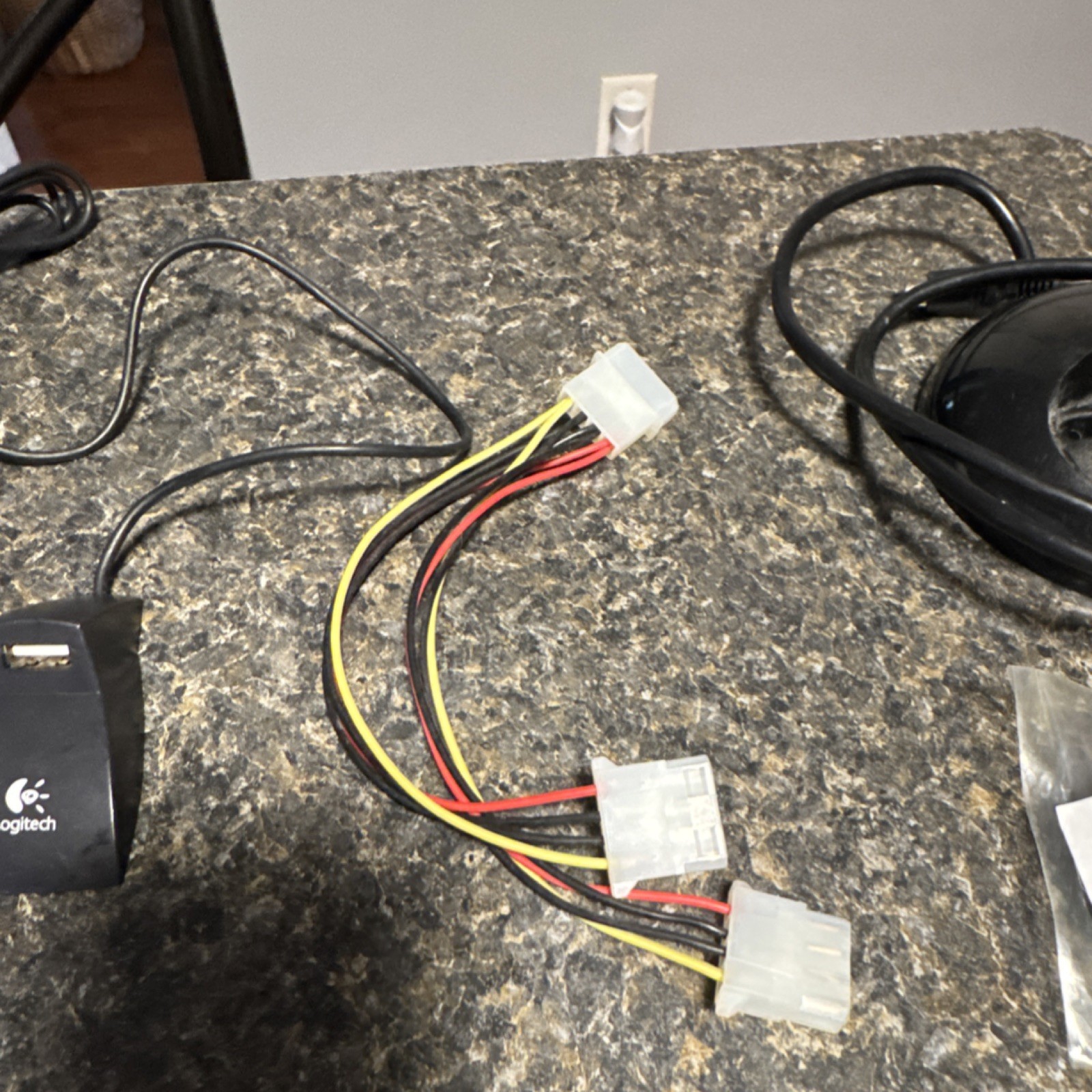 Logitech Cable Lot with Various Connectors – USB, Audio, Video, Power, Docking