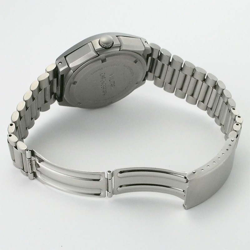 Tutima Military Chronograph Automatic SS Overhauled Men Watch Day-Date Authentic