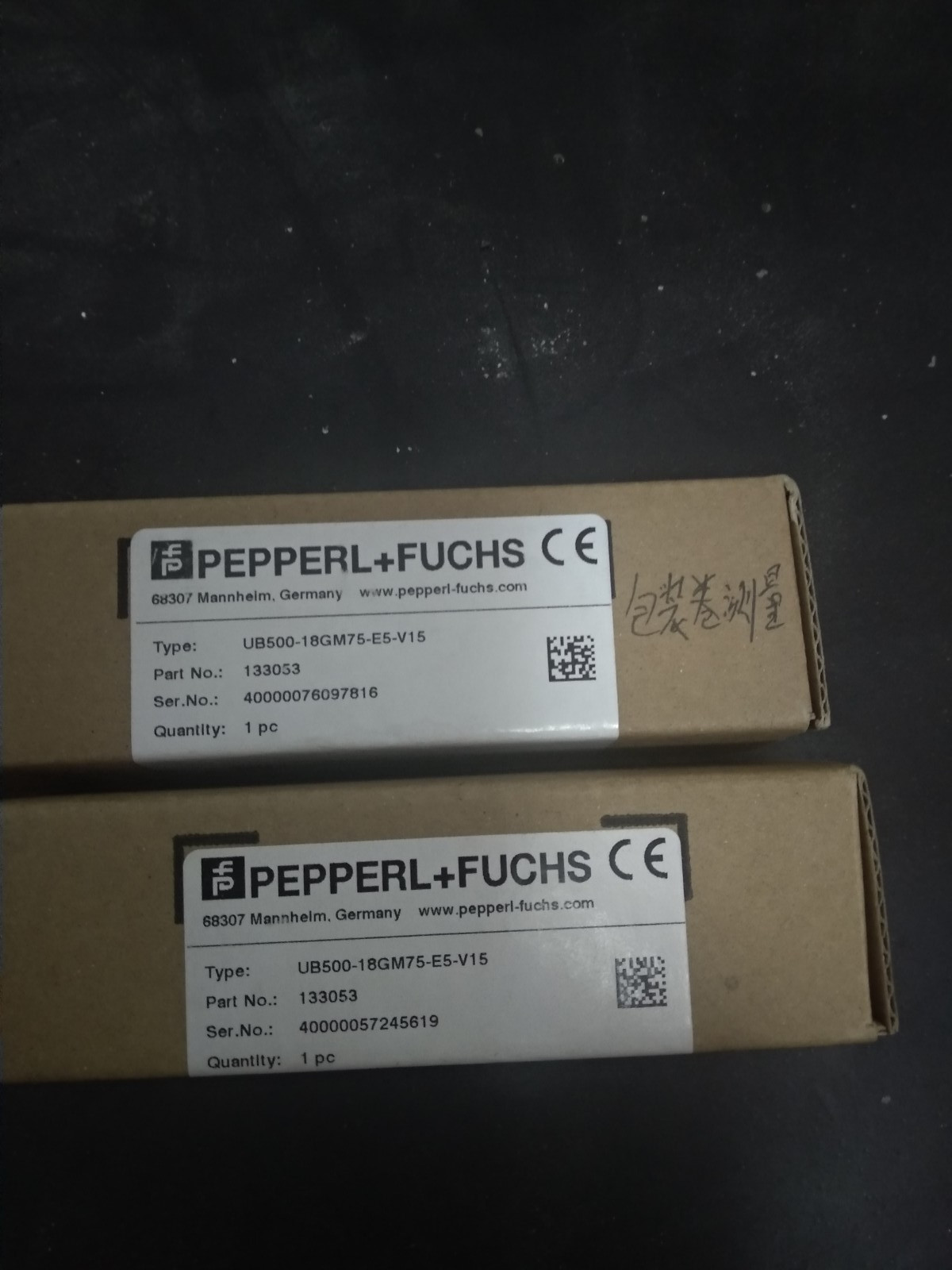 Pepperl-Fuchs sensor UB500-18GM75-E5-V15 IN NEW BOX ALL NEW