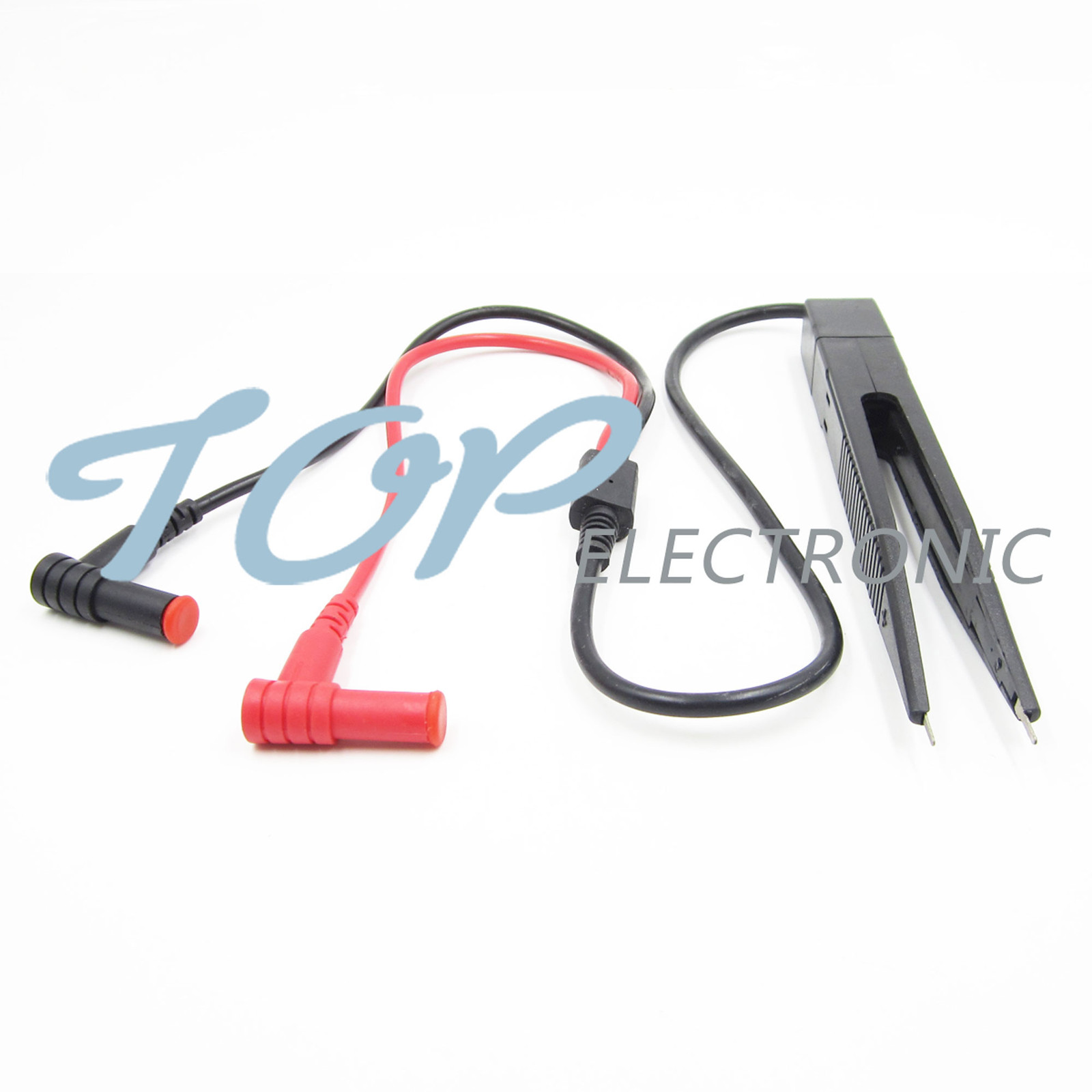 SMD Inductor Test Clip Probe Tweezers for Resistor Multimeter Capacitor
