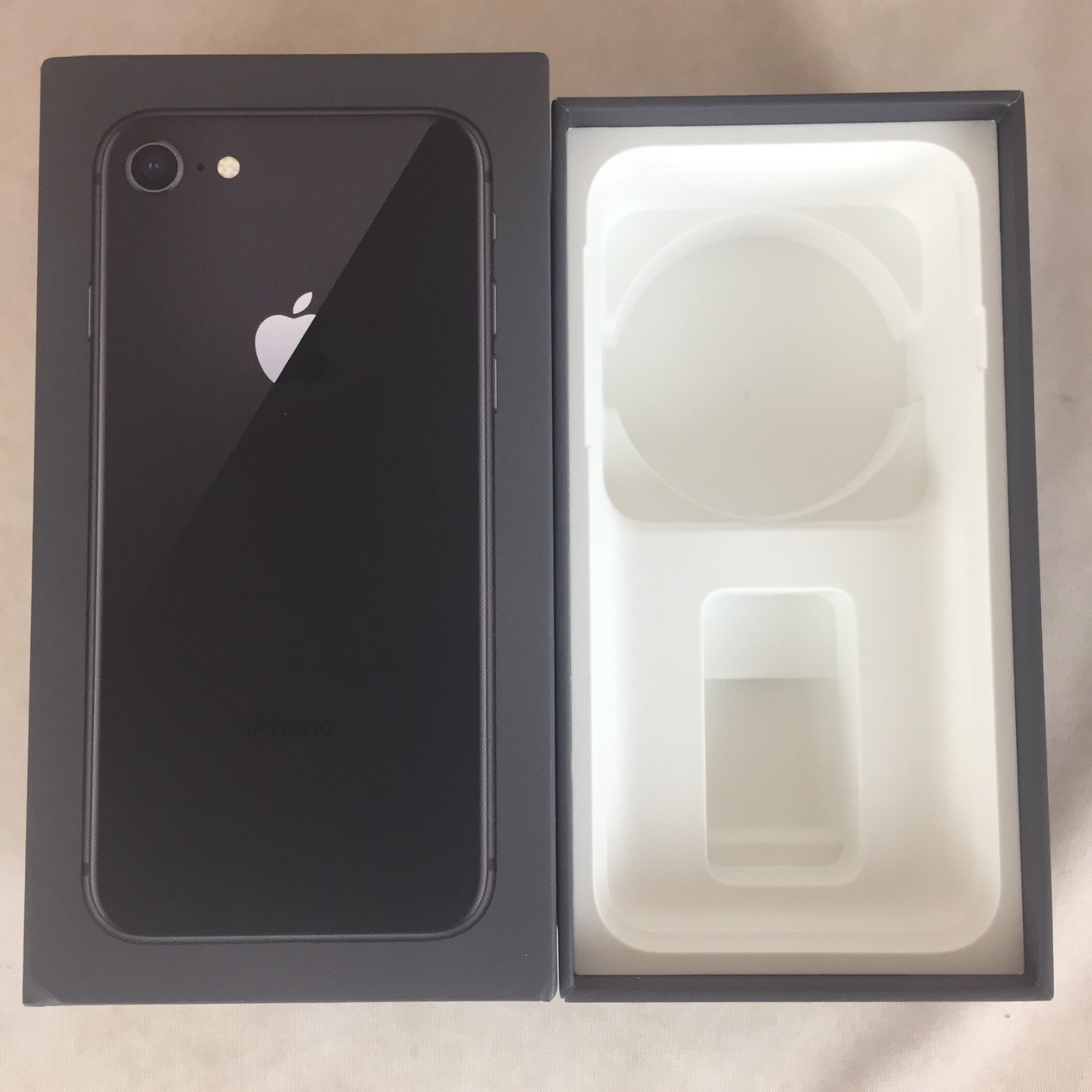 Empty BOX ONLY! Apple iPhone 8 A1802 NO Phone Replacement BOX ONLY!! 64GB Gray