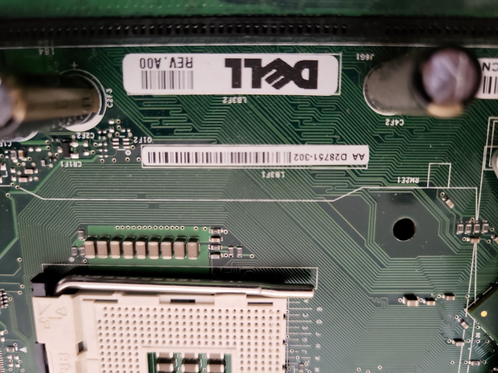 Dell Dimension CN-0CF458 intel D28751-302 system board CPU SL7NU