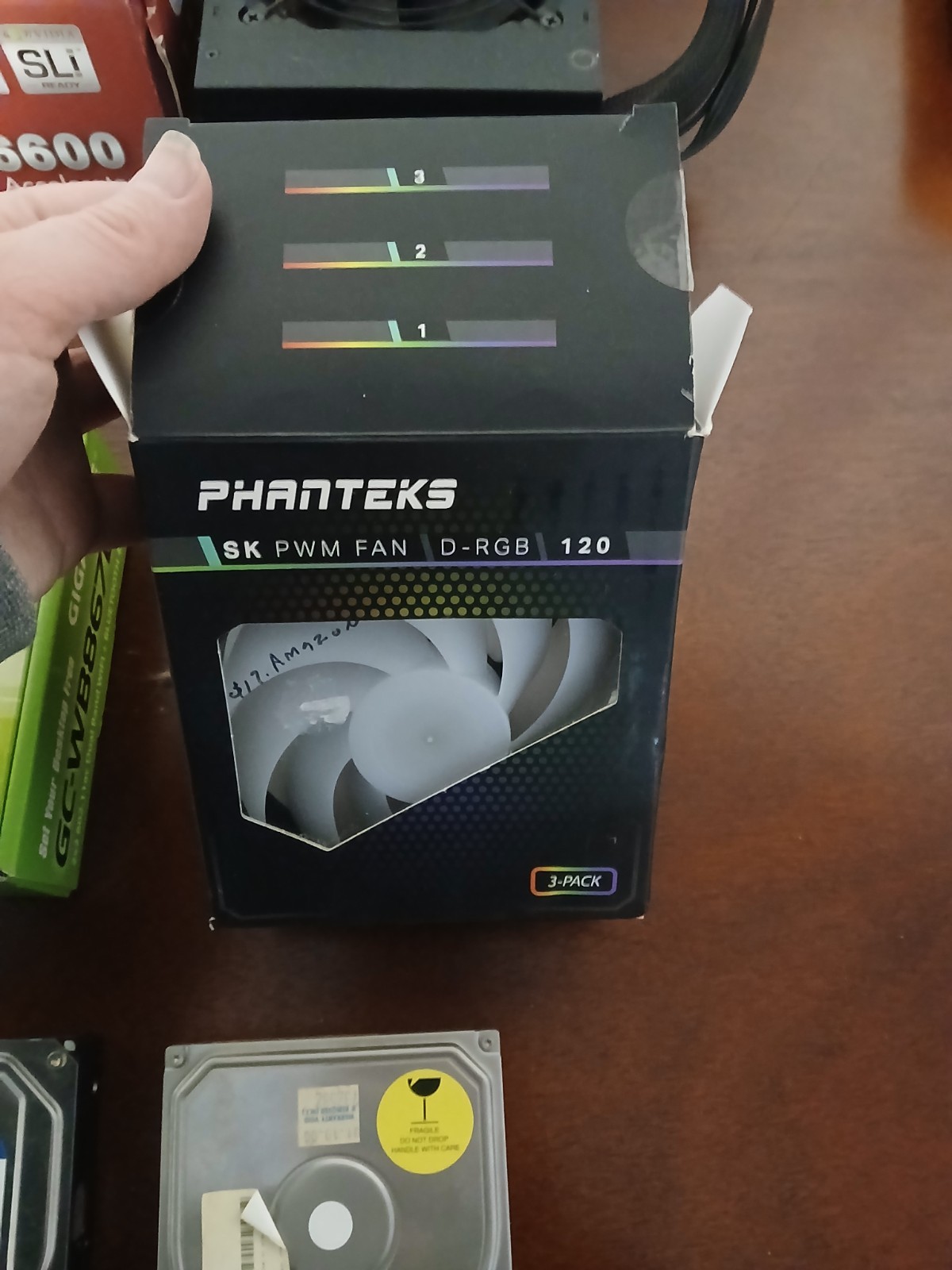 MSI Gigabyte Corsair Phanteks WD Mixed PC Parts Lot RAM HDD WiFi PSU
