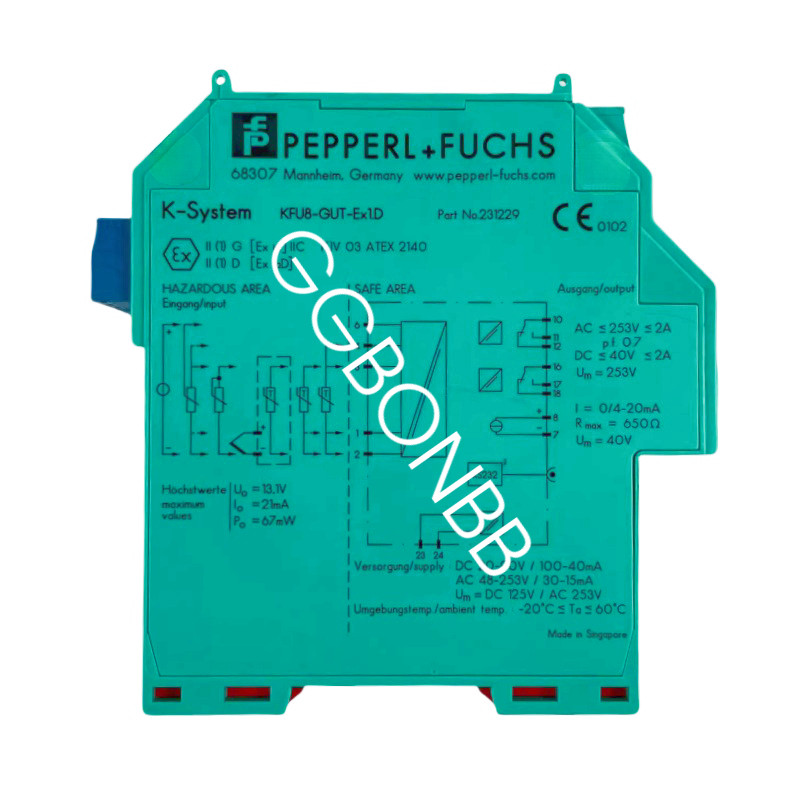 1PC Pepperl+Fuchs KFU8-GUT-EX1.D safety barrier KFU8GUTEX1D FedEx or DHL or UPS