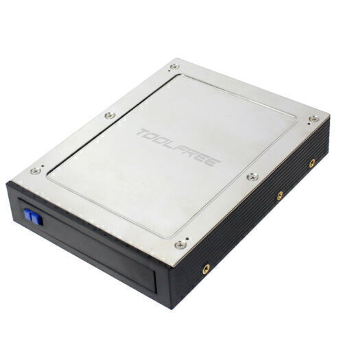 SATA III Tray-Less Mobile Rack 2.5″ Internal Floppy Bay for HDD SSD Hard Drive