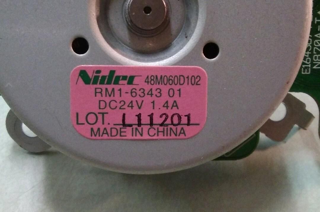 Printer Range Fuser Drive Motor RM1-6343
