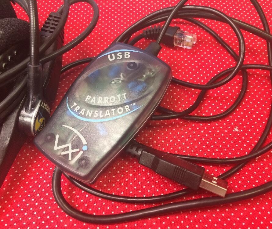 Genuine VXI Parrott TalkPro USB 100 Translator Headset