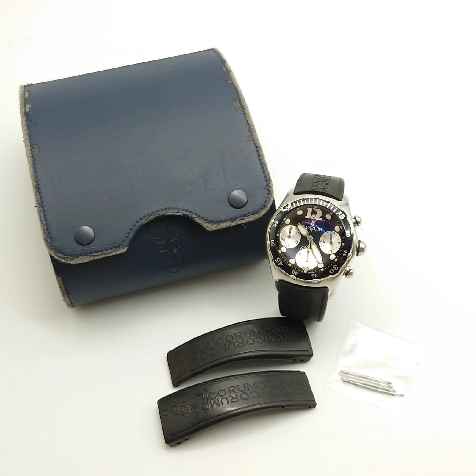 CORUM Wristwatch Bubble Chronograph Automatic Black Dial color Men’s