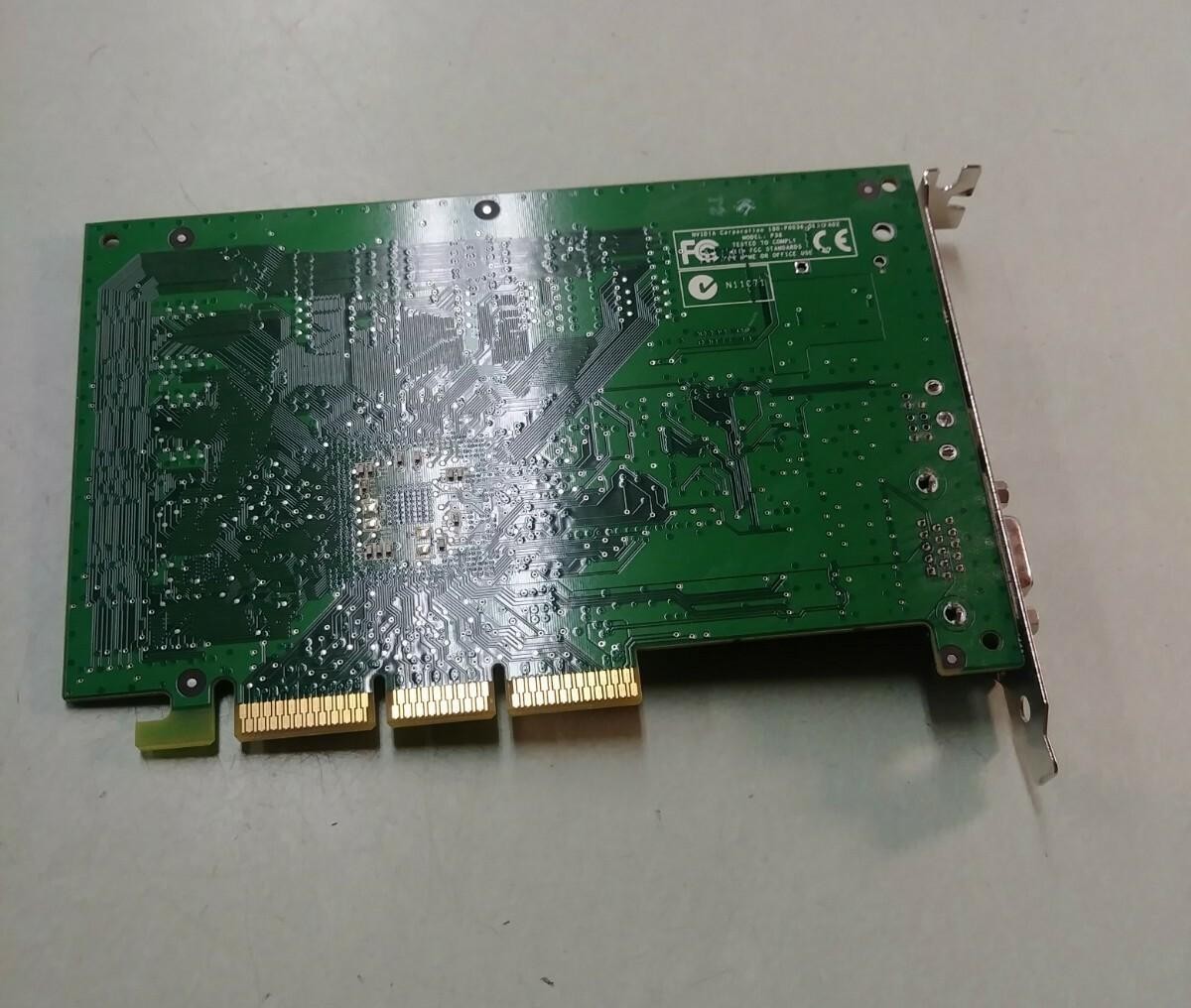 NVIDIA GEFORCE2MX AGP VIDEO CARD 03K538 REV A02 180-10036-010-A02