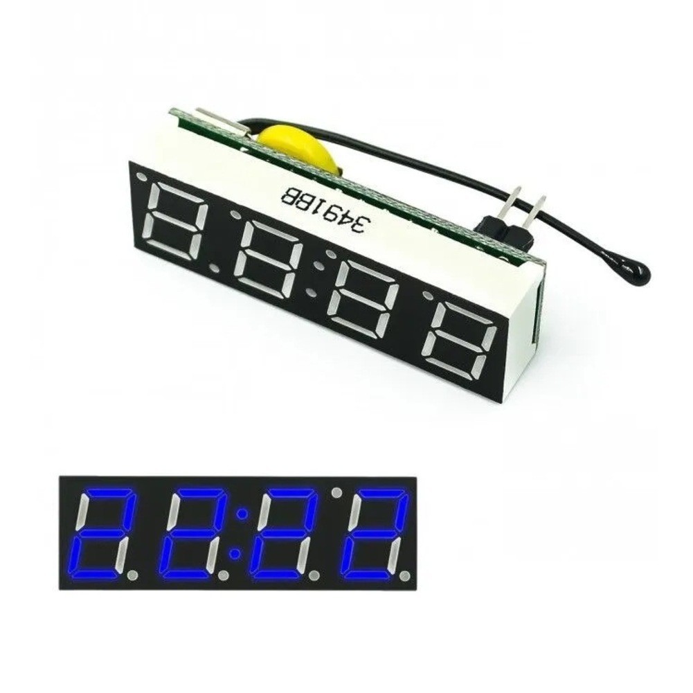 Digital Clock Module Customizable Display Options Automatic Brightness Control