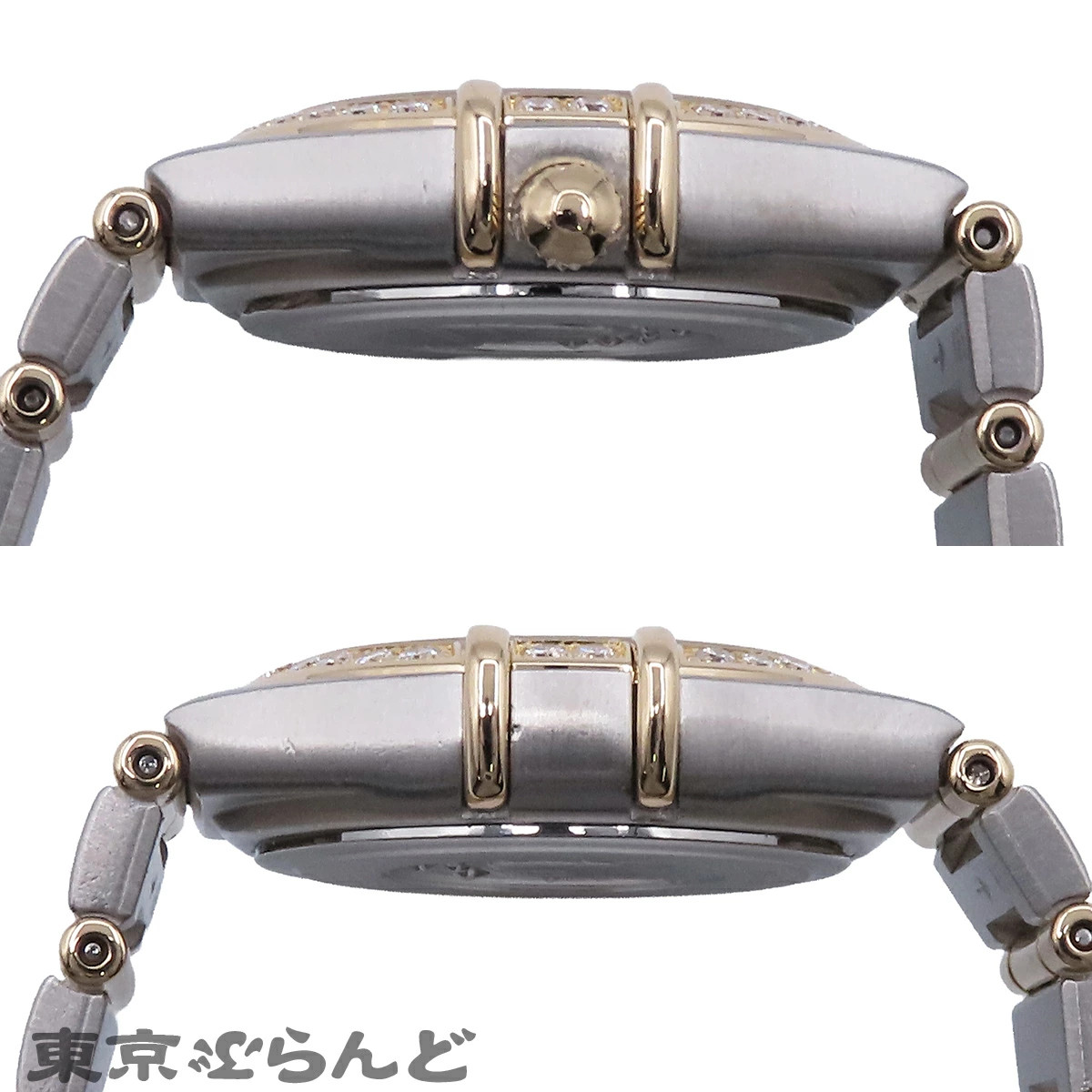 OMEGA Watch Constellation Stainless Steel 18K Yellow Gold Diamond Women’s