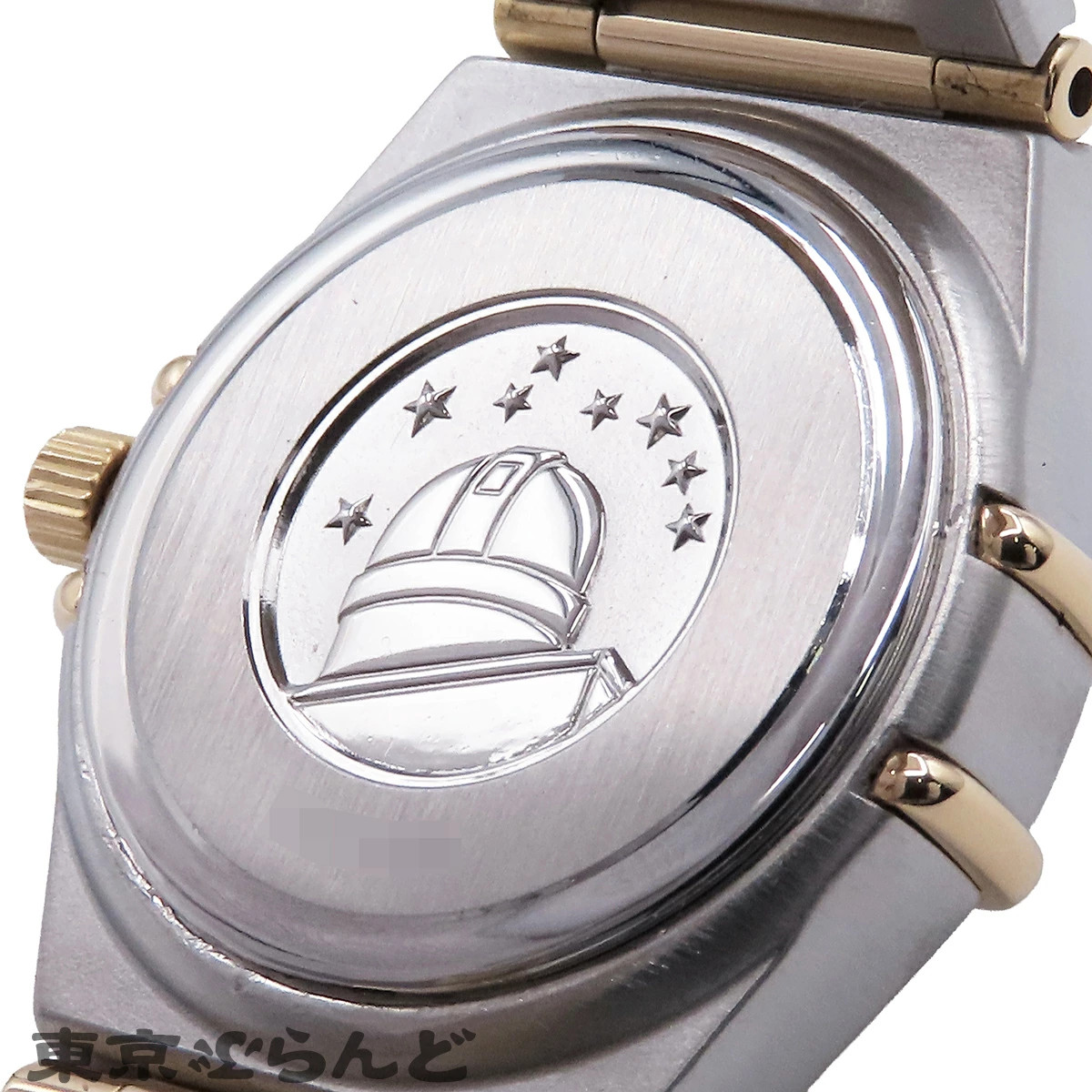 OMEGA Watch Constellation Stainless Steel 18K Yellow Gold Diamond Women’s
