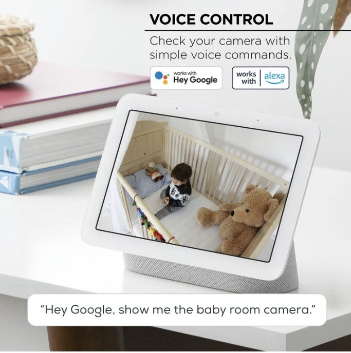 Merkury Smart 1080P Smart Indoor Camera with Voice Control