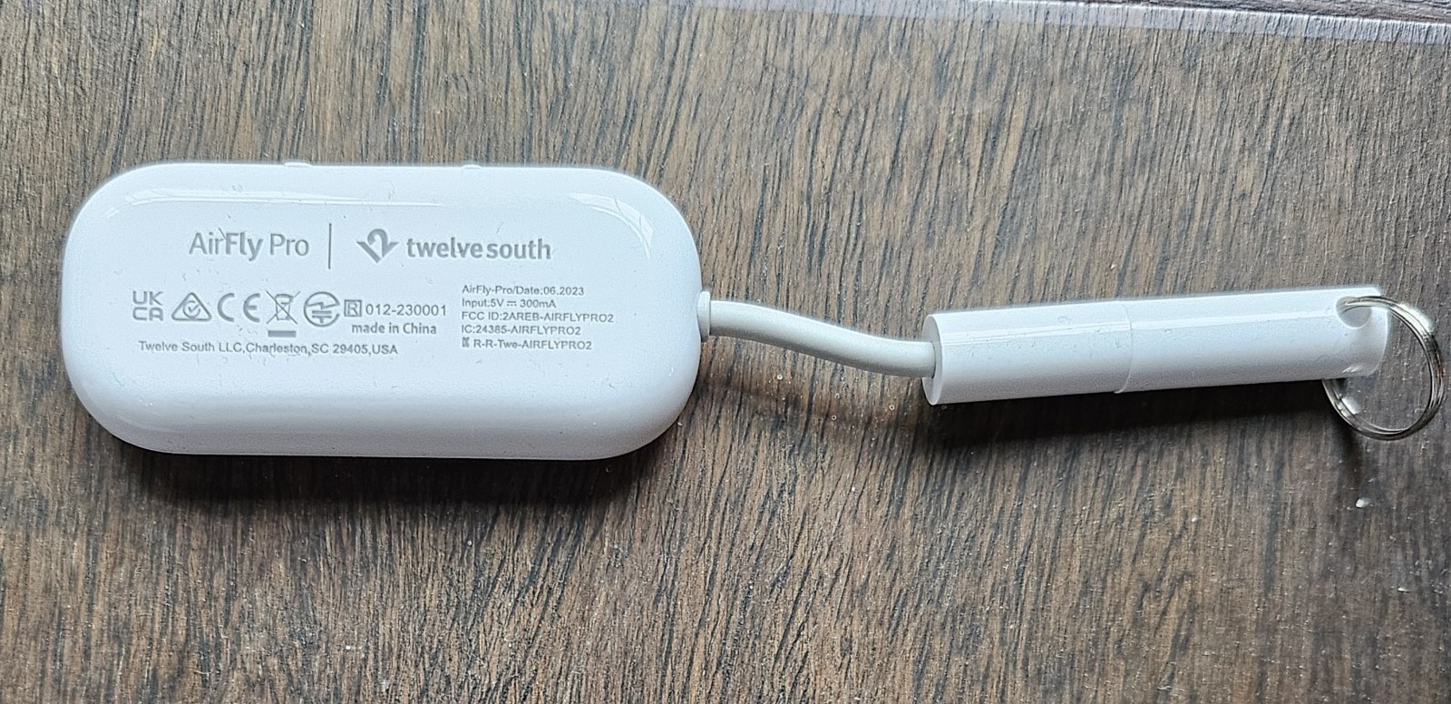 Twelve South AirFly Bluetooth Transmitter With Charging Cord