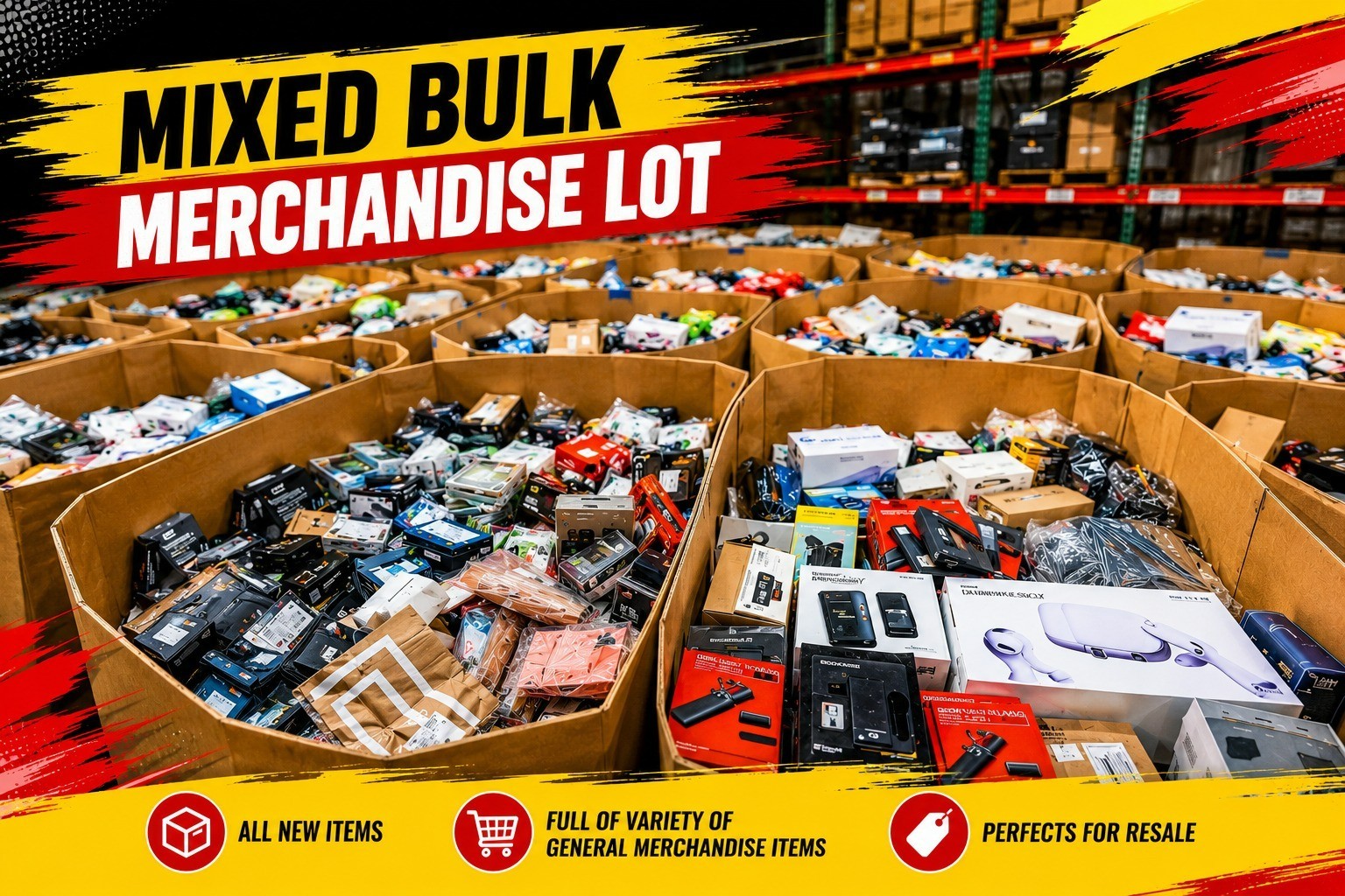 Overstock Retail Liquidation Box – Household & Lifestyle Everyday Items