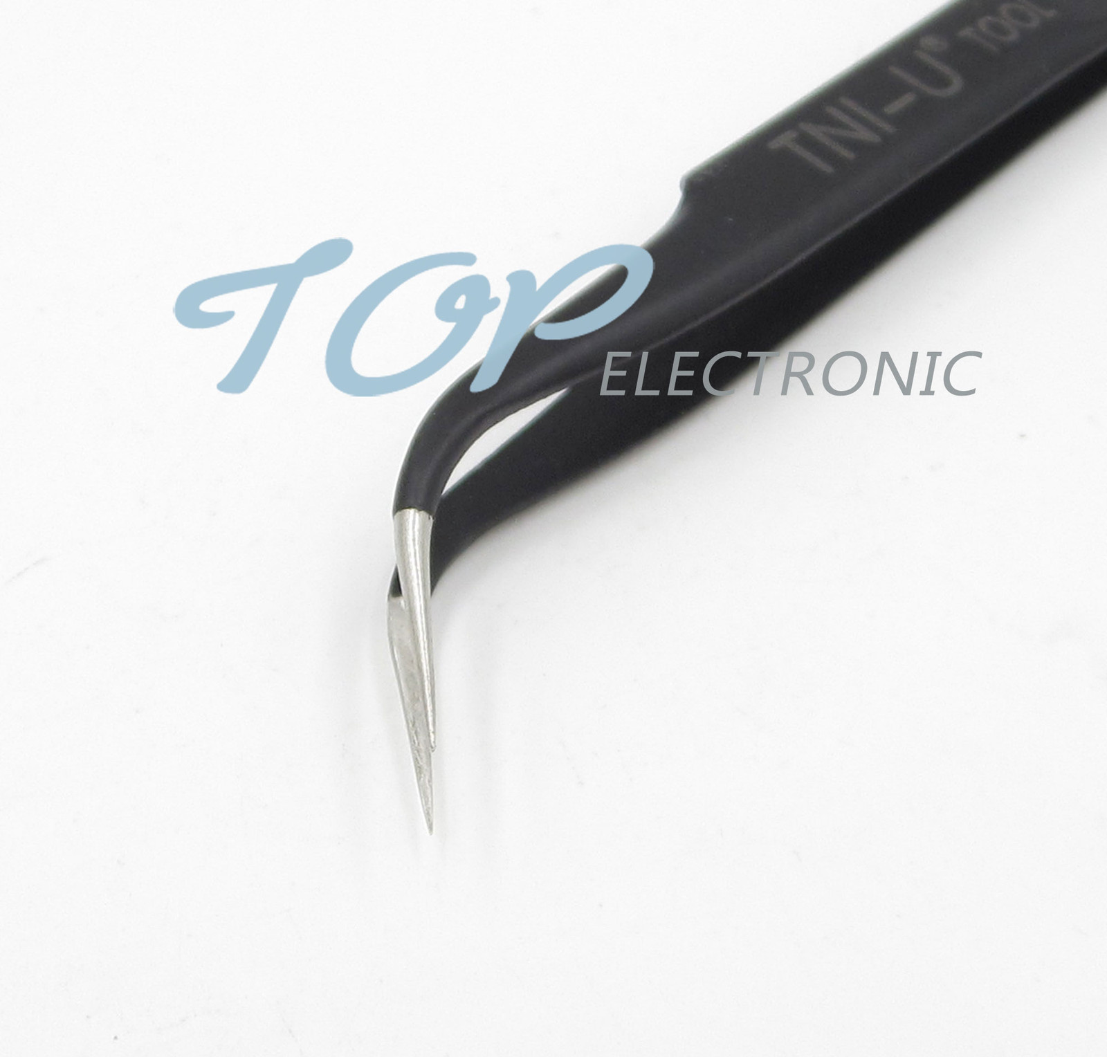 5PCS Non-magnetic Elbow Tweezers TU-15B Anti-static Tweezer