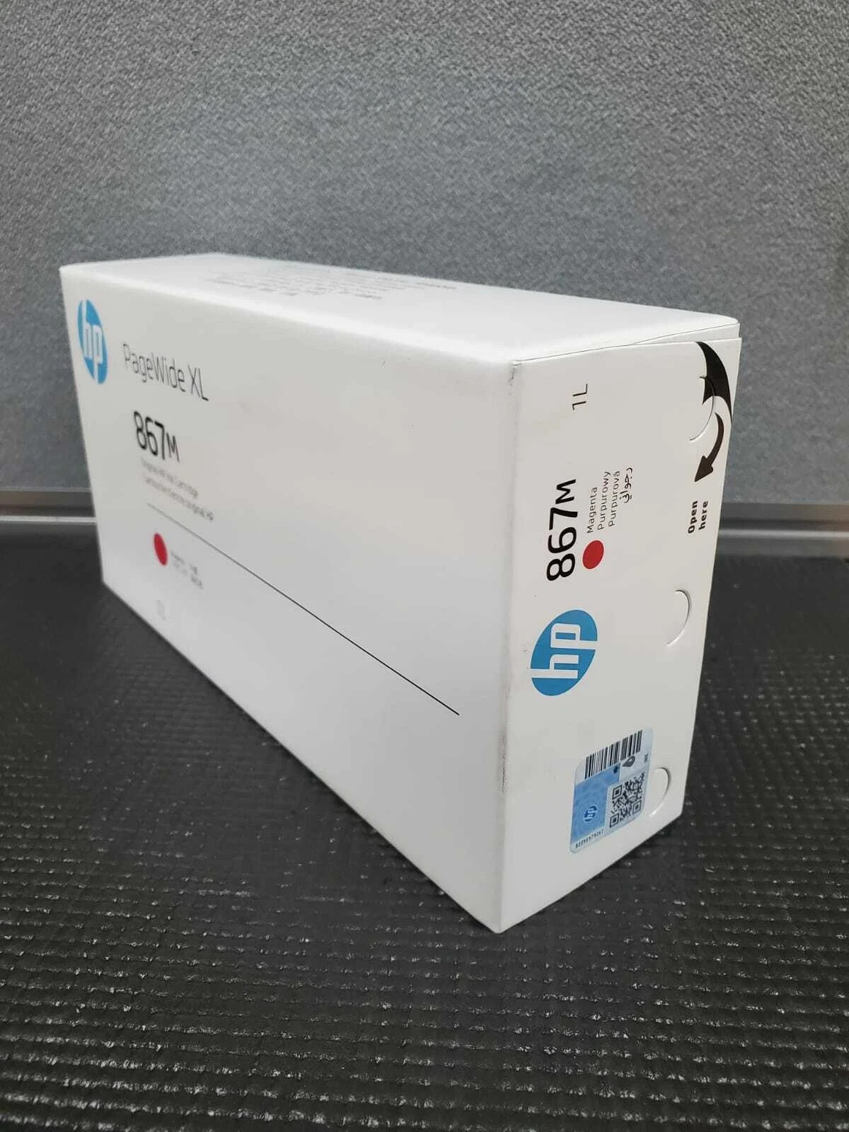 HP 867M 1L Magenta PageWide XL Ink Cartridge Genuine OEM Printer Ink