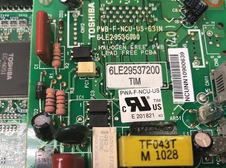 TOSHIBA e-STUDIO Copier Logic Board 6LH08762000 6LE29537200