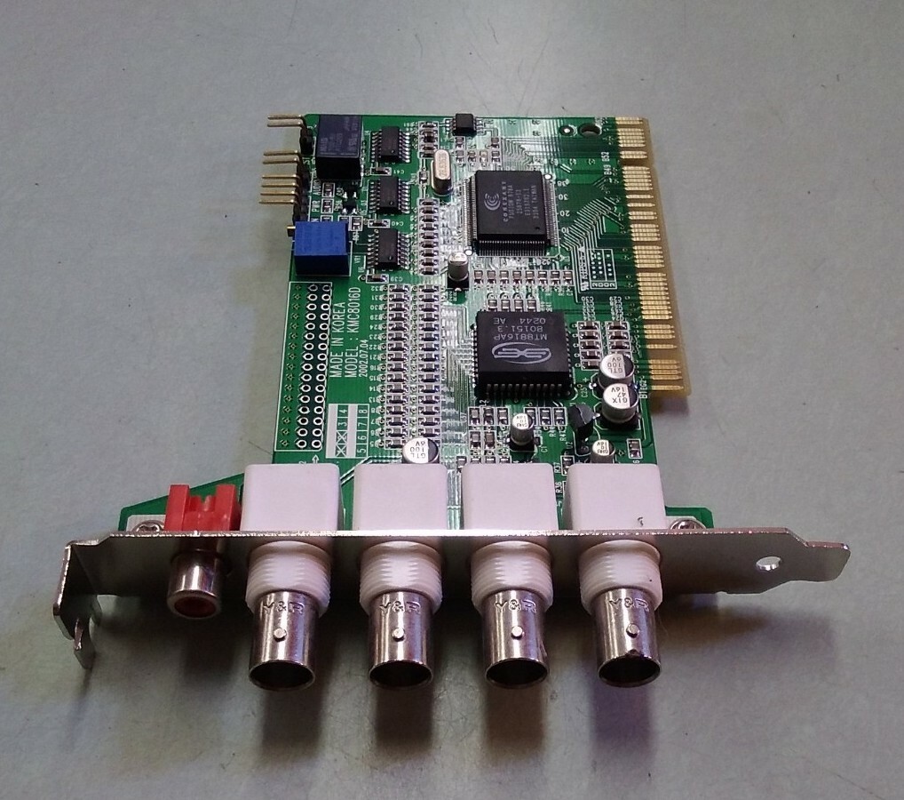 KMC8016D REV A Machine Vision Multi BNC PCI Card.