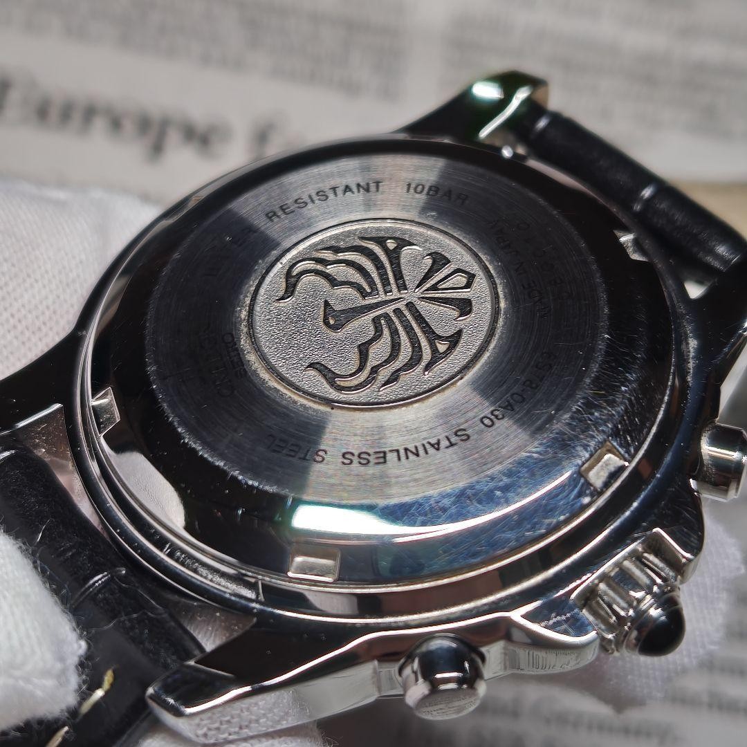 SEIKO Wristwatch Credor Phoenix black color for men w/box automatic winding
