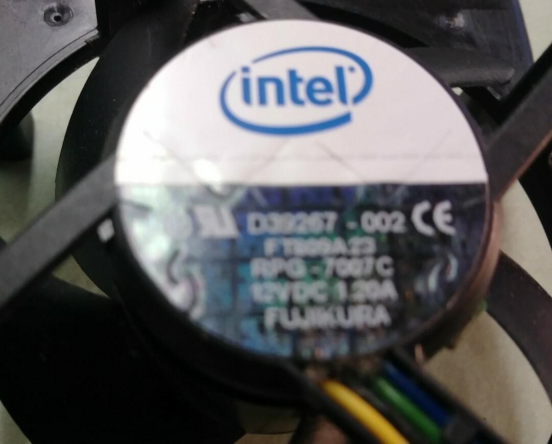 Intel D39267-002 FT809A23 RPG-7007C 12VDC 1.20A