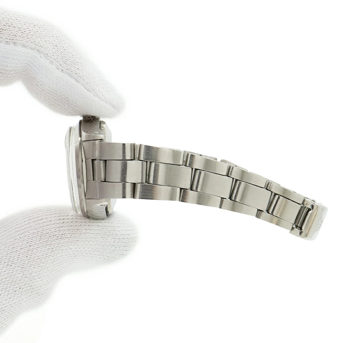 ROLEX Oyster Perpetual Date Silver Dial SS Ladies Automatic Watch Model 6516