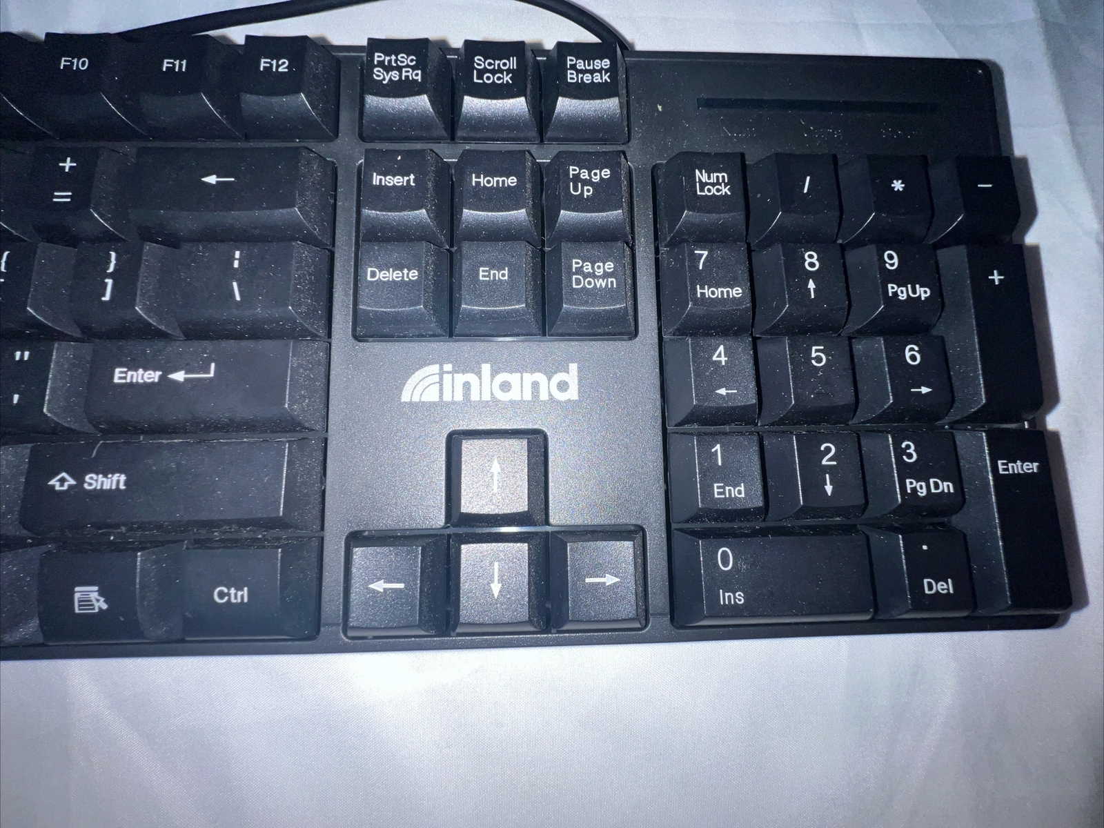 Electronics 4Piece Bundle – Keyboard, Mouse, Cord, & Computer Mat