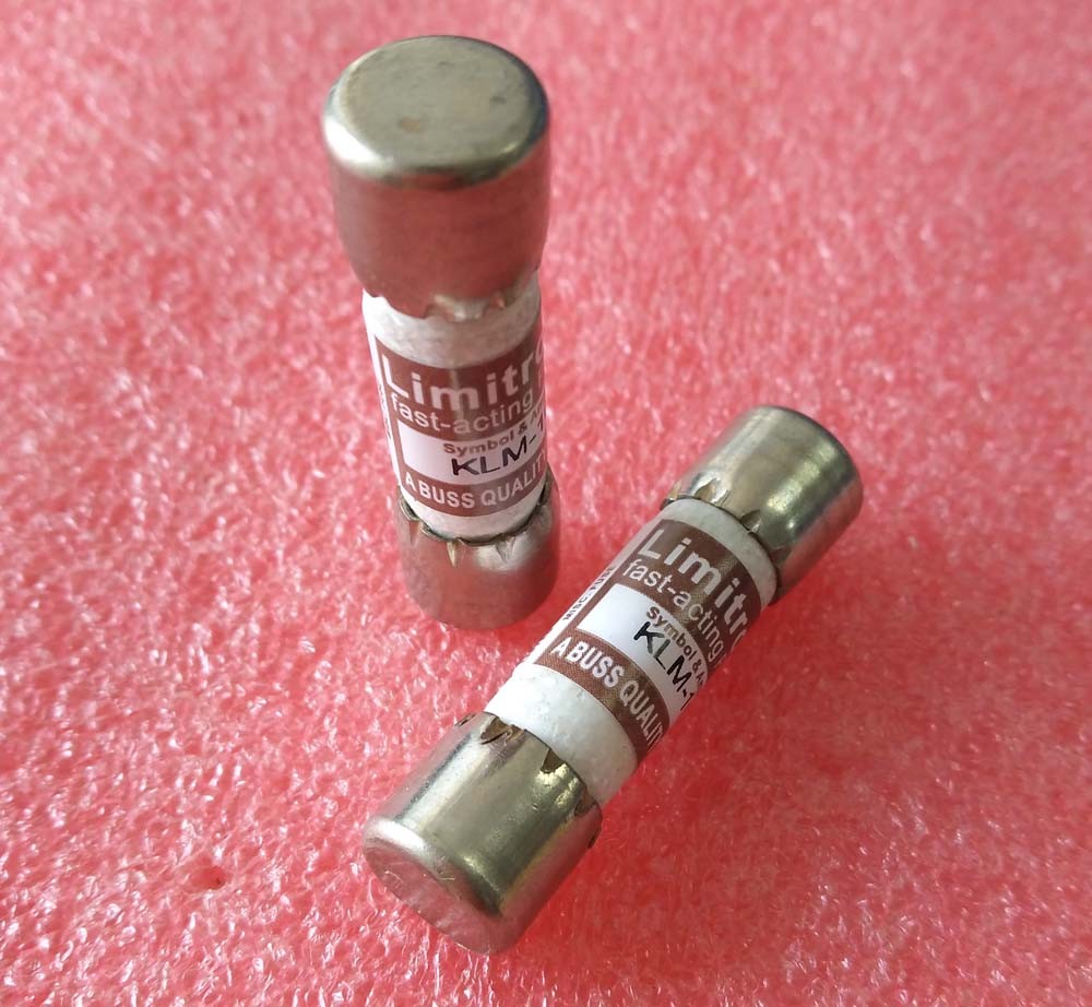 ORIGINAL Bussmann KLM-4 KLM 4 Amp 600 Vac Fast-acting Fuses 10X38mm