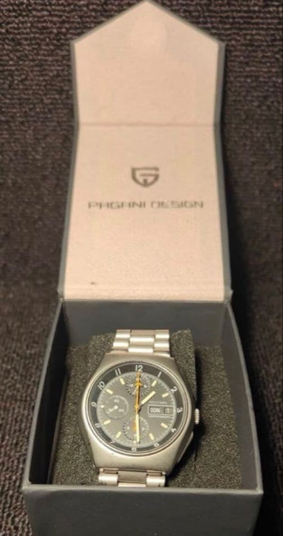 Tutima Military Chronograph Lemania 5100 Automatic Vintage Mens Watch