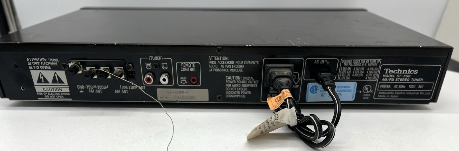 Working Technics ST-K50 AM/FM Digital Stereo Tuner Quartz Synthesizer ShipsFAST