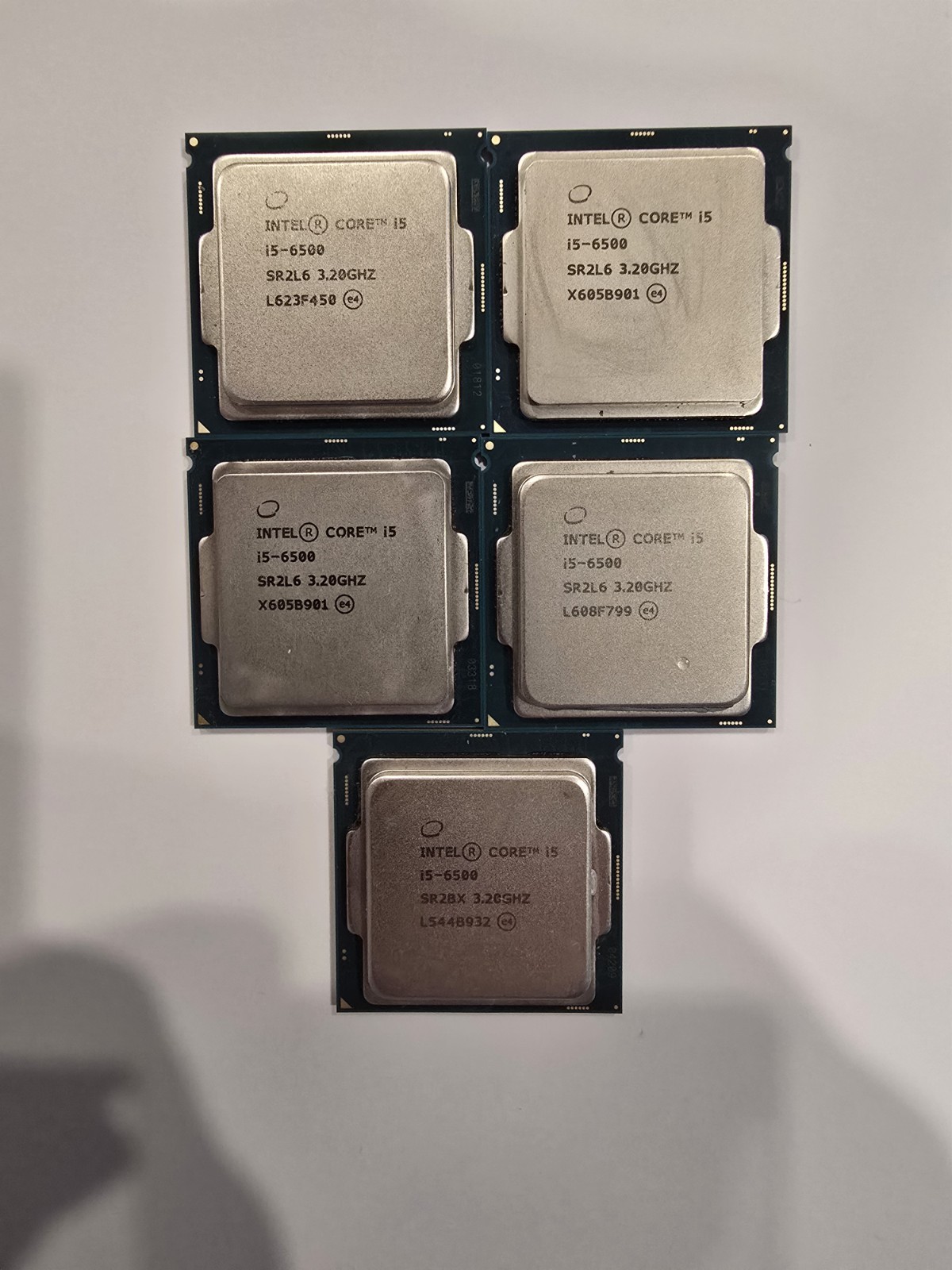 Intel CPUs, PNY DDR4 RAM, Tripp Lite PDUMH15ATNET PDU, APC BE650G1 UPS Lot