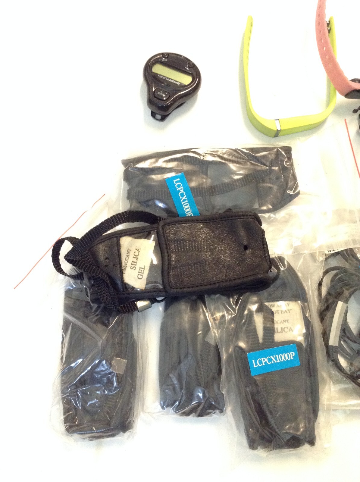 HUGE lot AS IS UNTESTED USED activity trackers bands chargers cases cords Lot-2