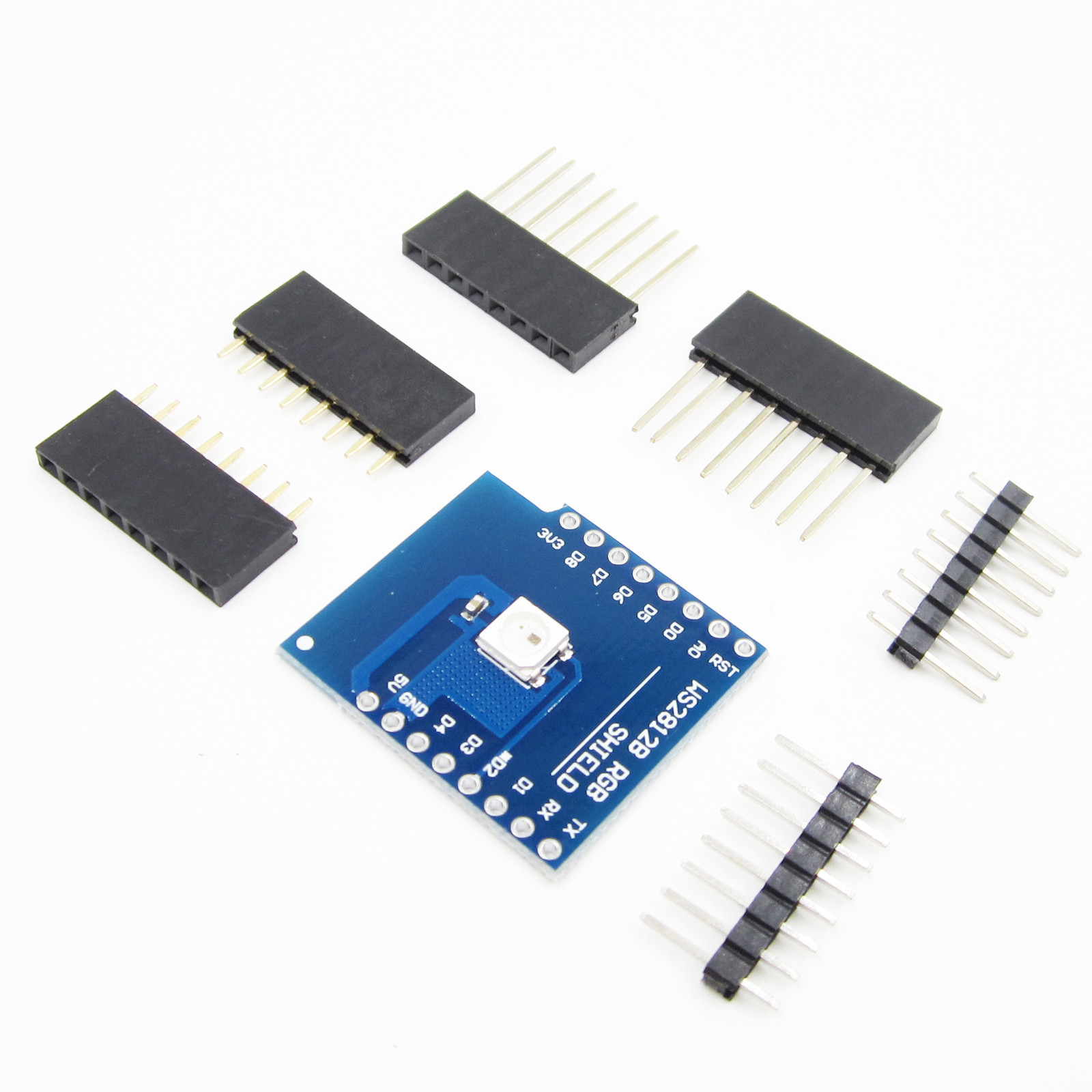 WS2812B RGB Shield for WeMos D1 mini ESP8266 Module Board
