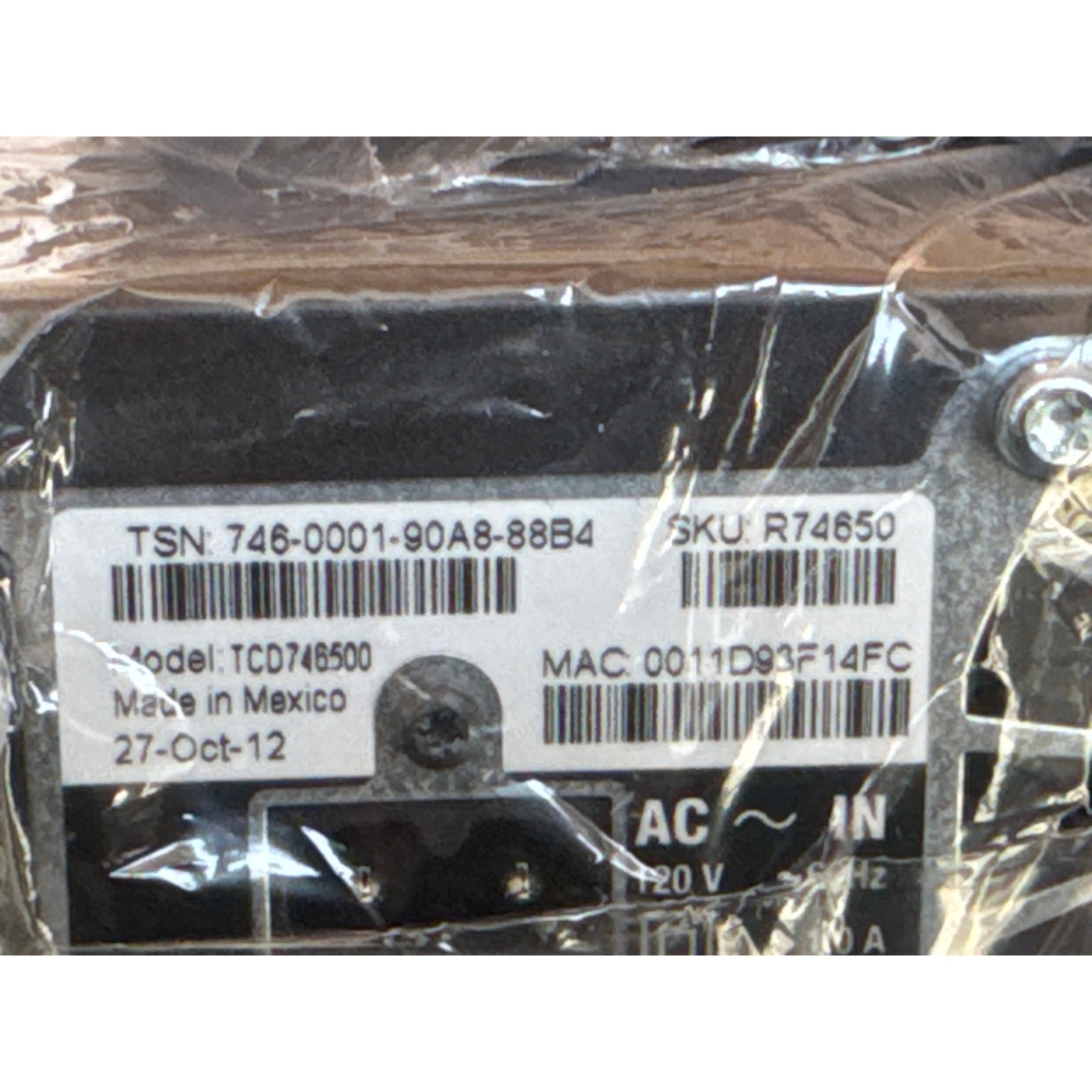 TiVo Premier Series 4 Model TCD746500 Full HD 1080P DVR with Remote 75 HD Hours