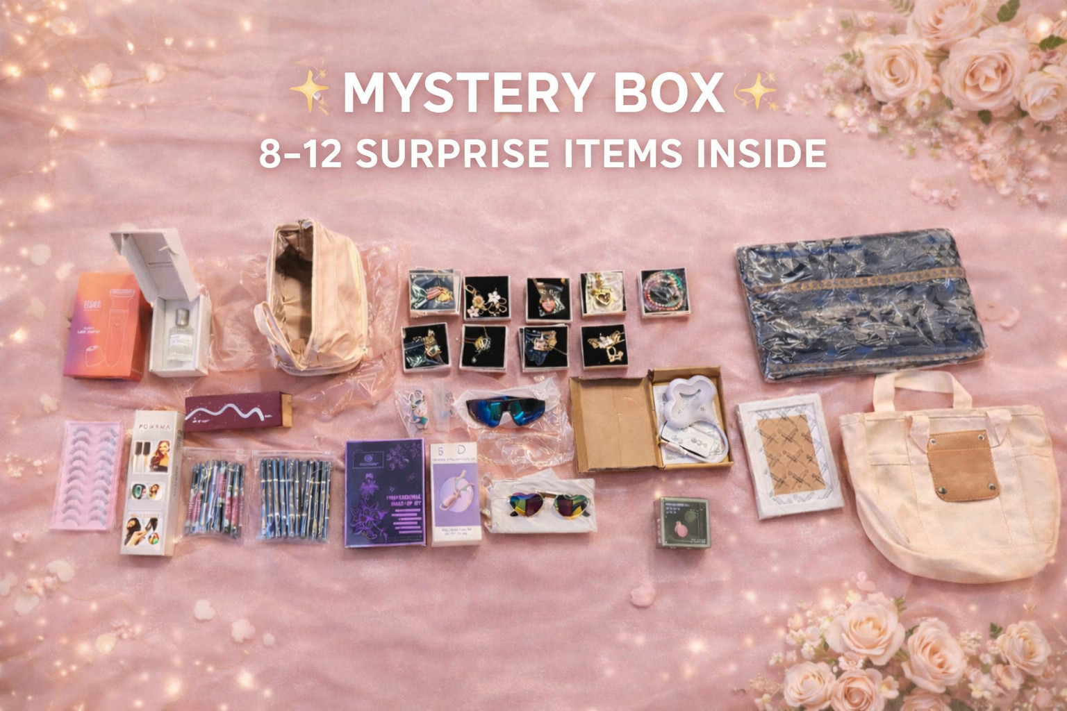 Amazon Mystery Box Person Care Items | 8-12 Electronics, Beauty, Accessories