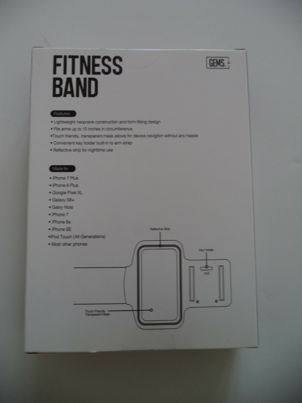GEMS UNIVERSAL FITNESS BAND –