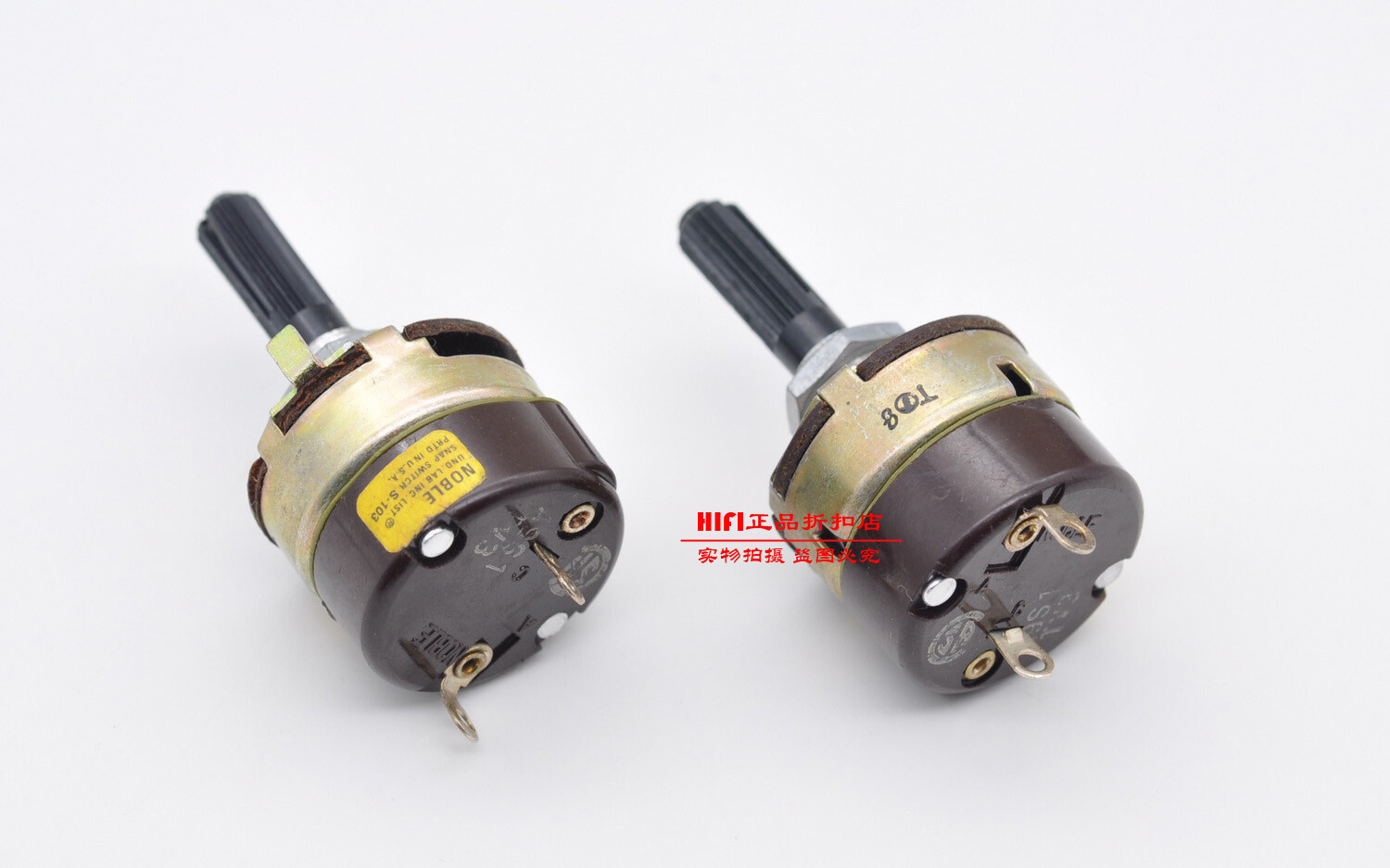 1PC Japan Noble Rotary Power on/off switch A9S1 TV3 250V 8A length 25mm 2-PIN