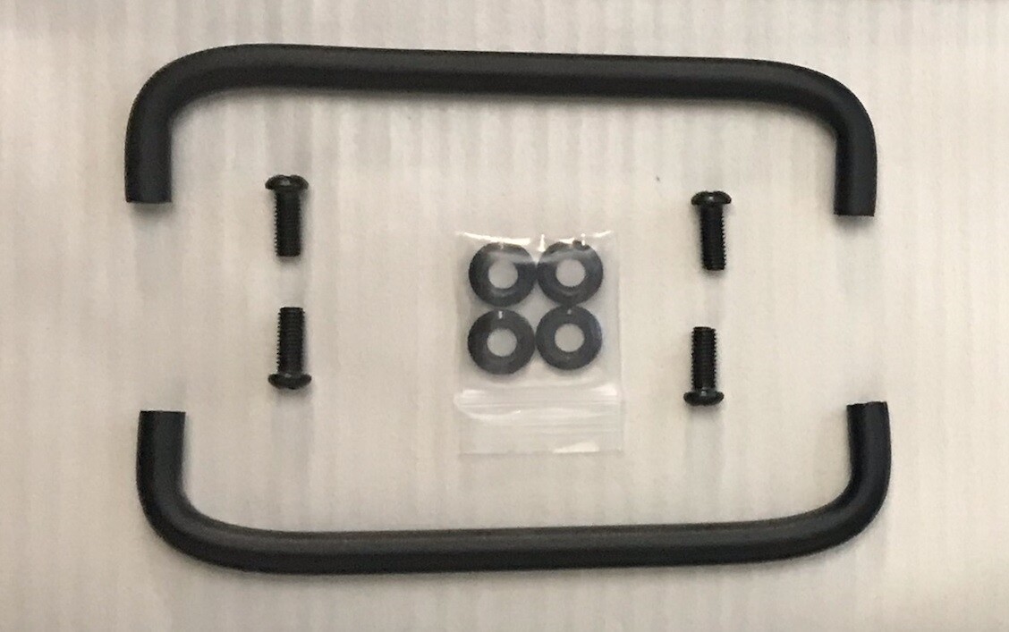 CARVER C-4000 Faceplate, Black with Handles and Hardware