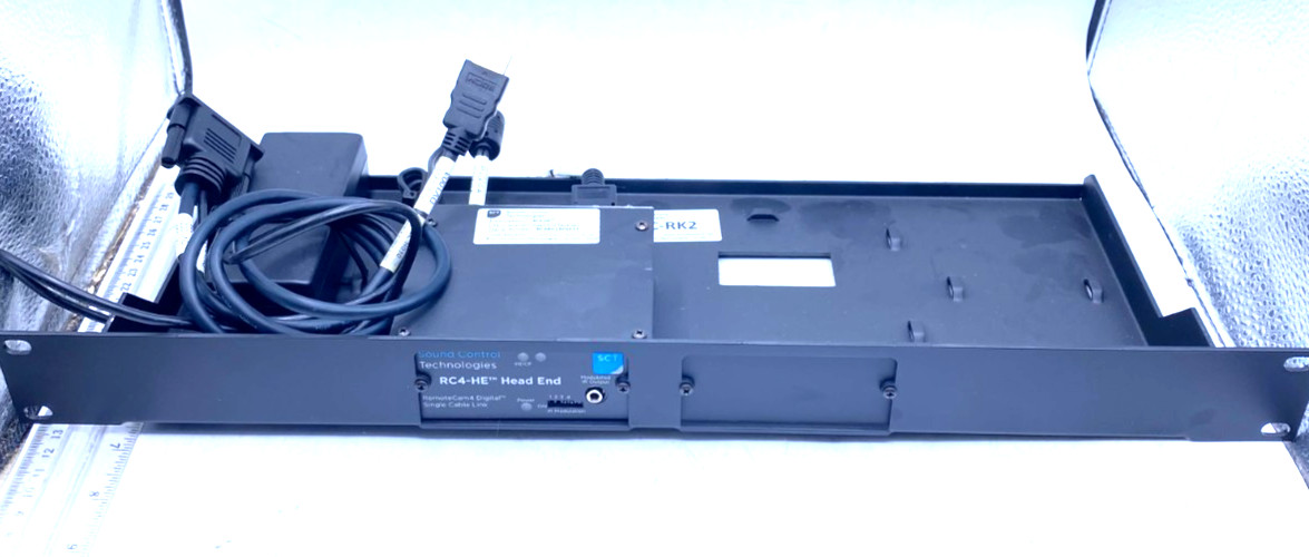 SCT RC4-HE Head End Remote Cam 4 Digital Single Cable Link Rackmount AC Adapter
