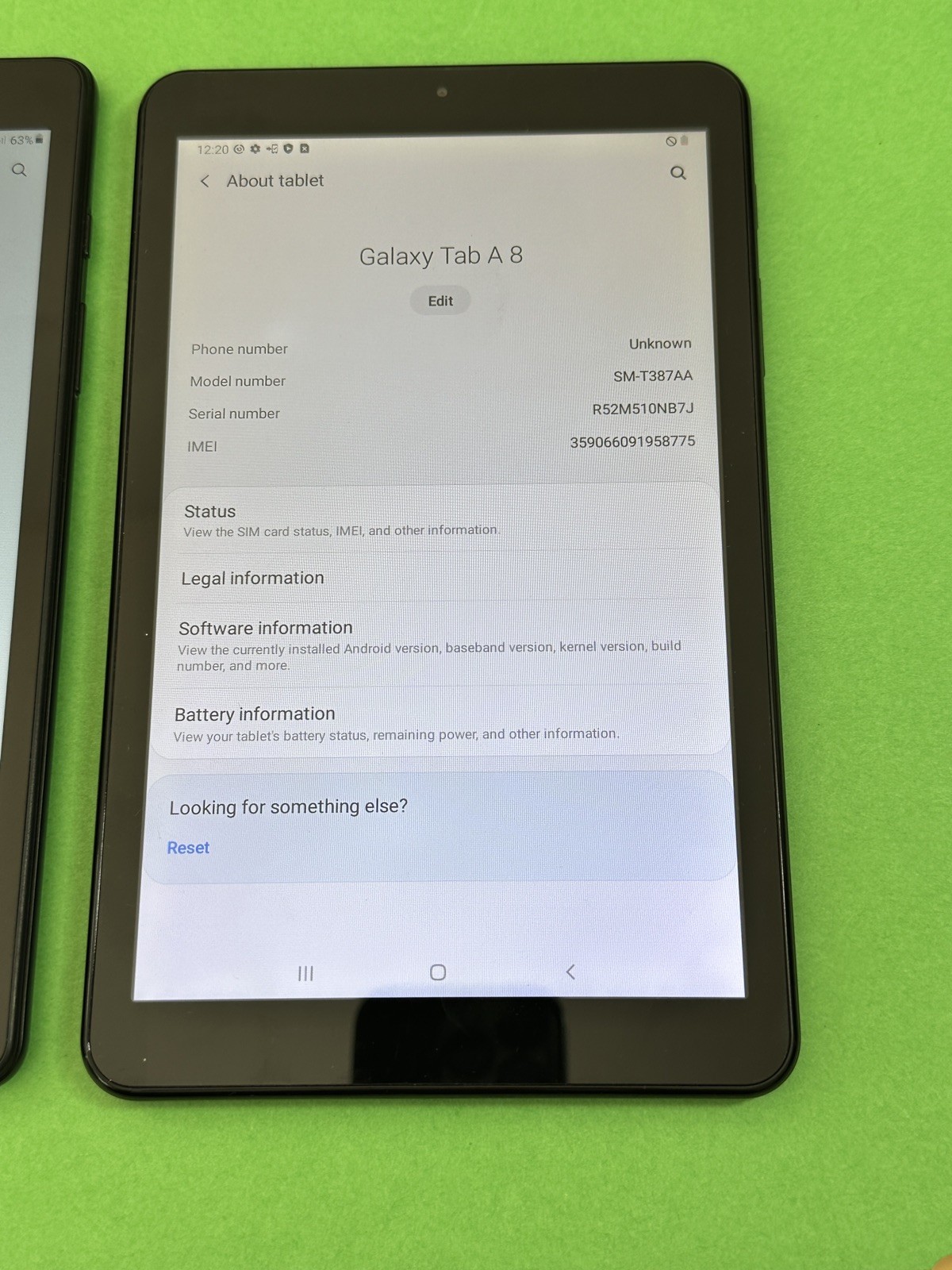 Samsung Galaxy Tab A 8” WiFi 4G LTE Tablets Lot of 3 w/ 3 Chargers