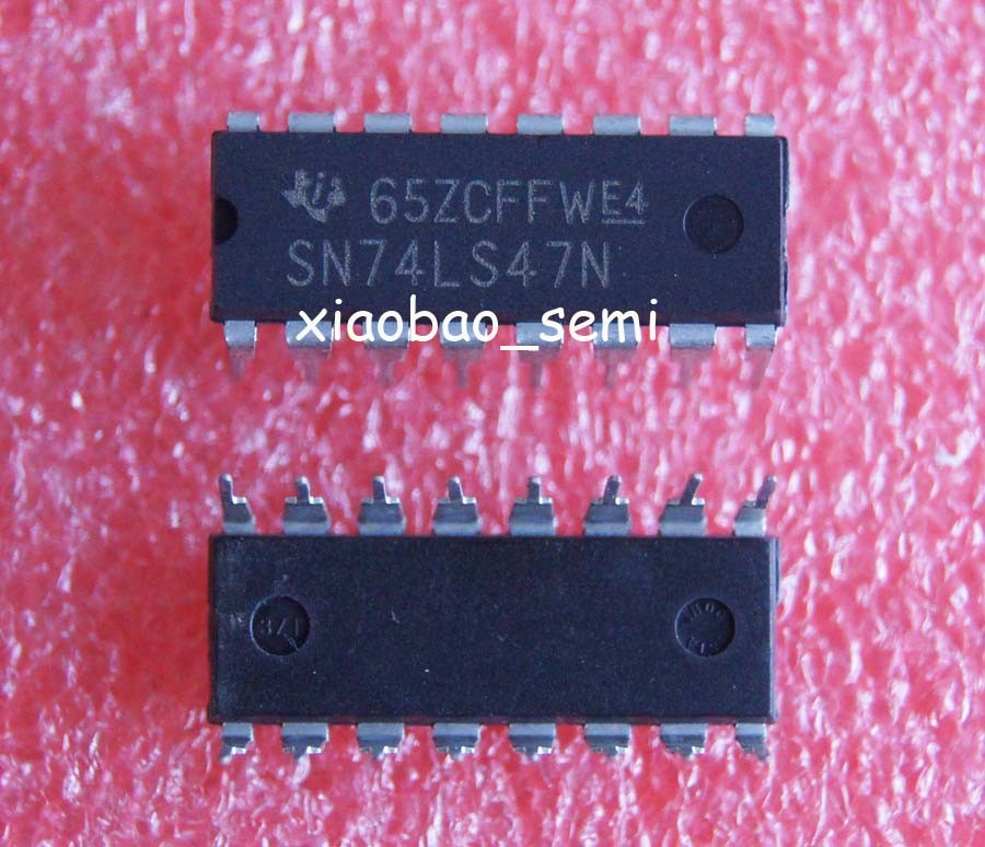 10PCS SN74LS47N 74LS47 HD74LS47P DIP-16 IC TI
