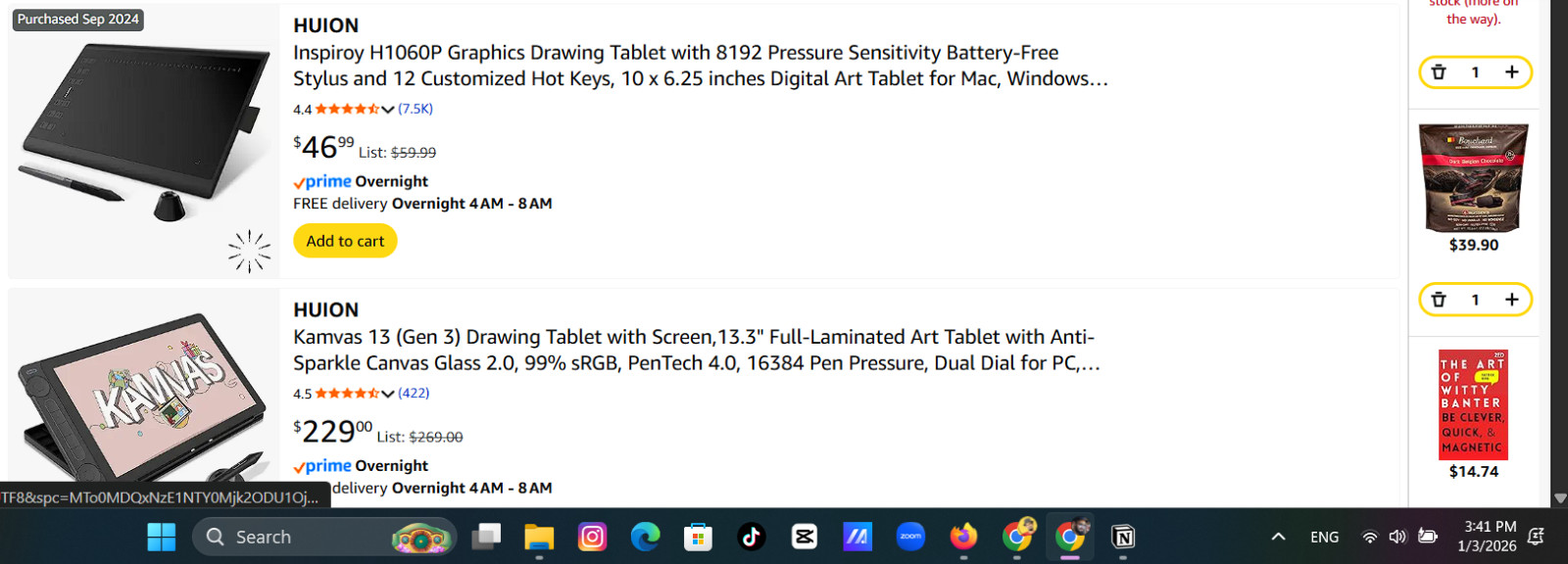 Electronics & Home Bundle – Huion Drawing Tablet, Digital Safe, Headphones