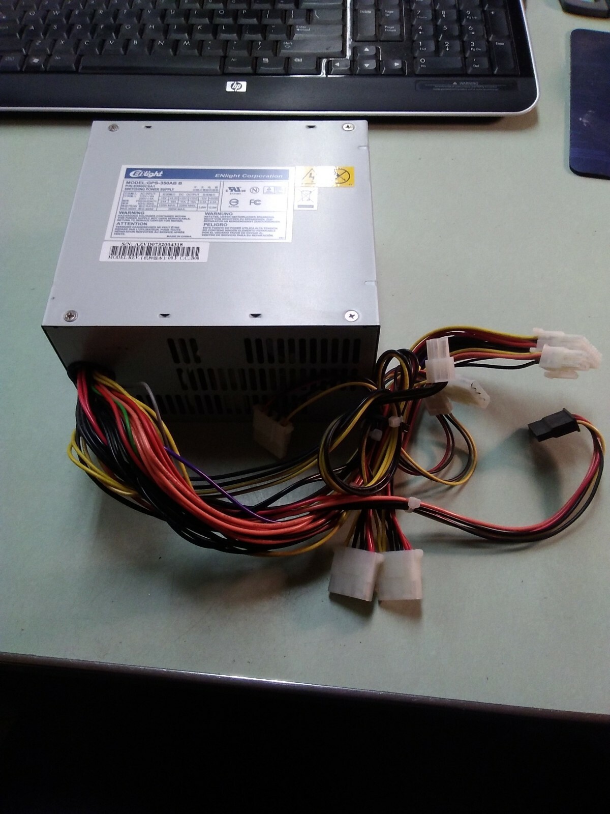 ENLIGHT POWER SUPPLY MODEL GPS-350AB B 83500C6A1 285W REV 00