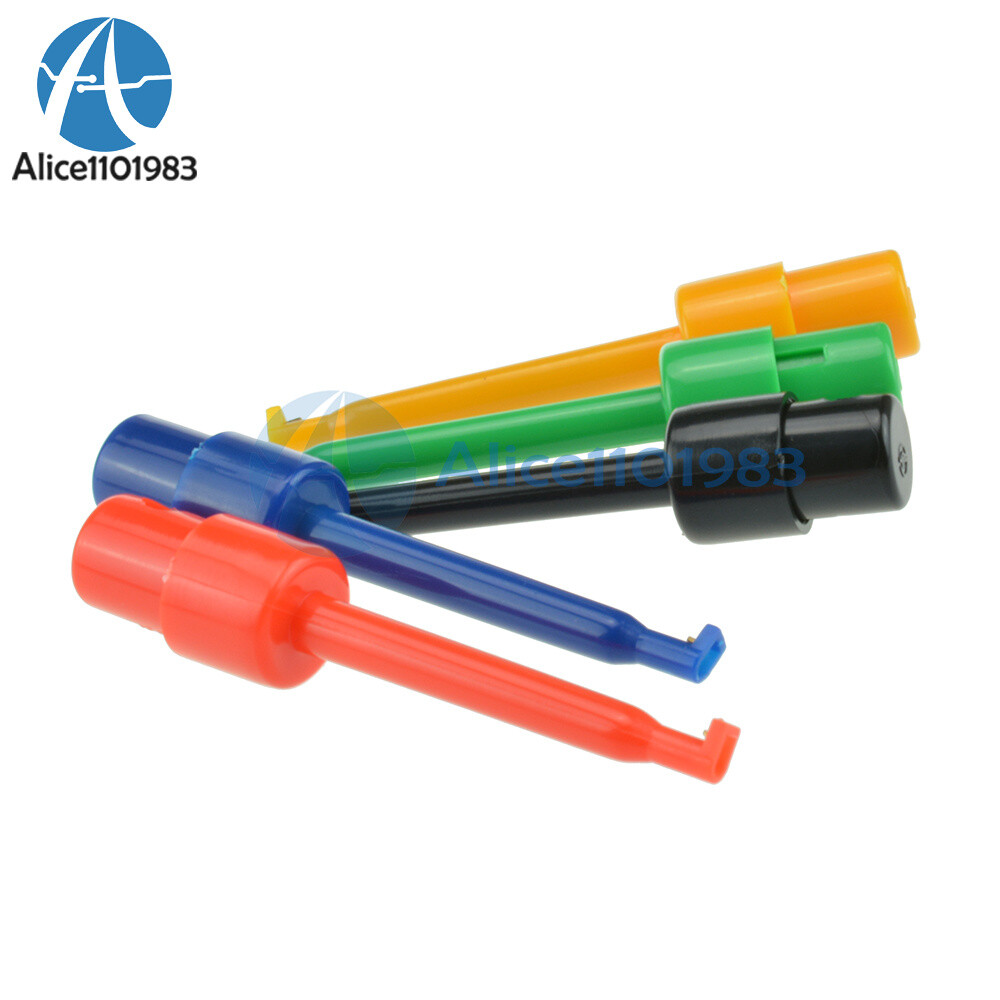 50PCS Large Size Round Single Hook Clip Test Probe for Electronic Testing