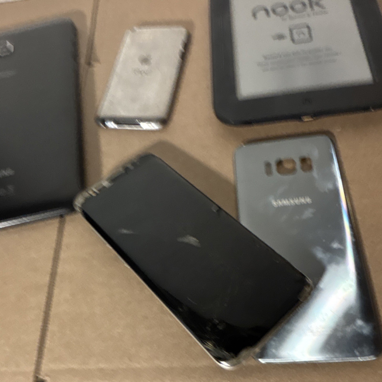 Samsung Galaxy S8, Apple iPod, Barnes & Noble Nook Mixed Lot Electronics