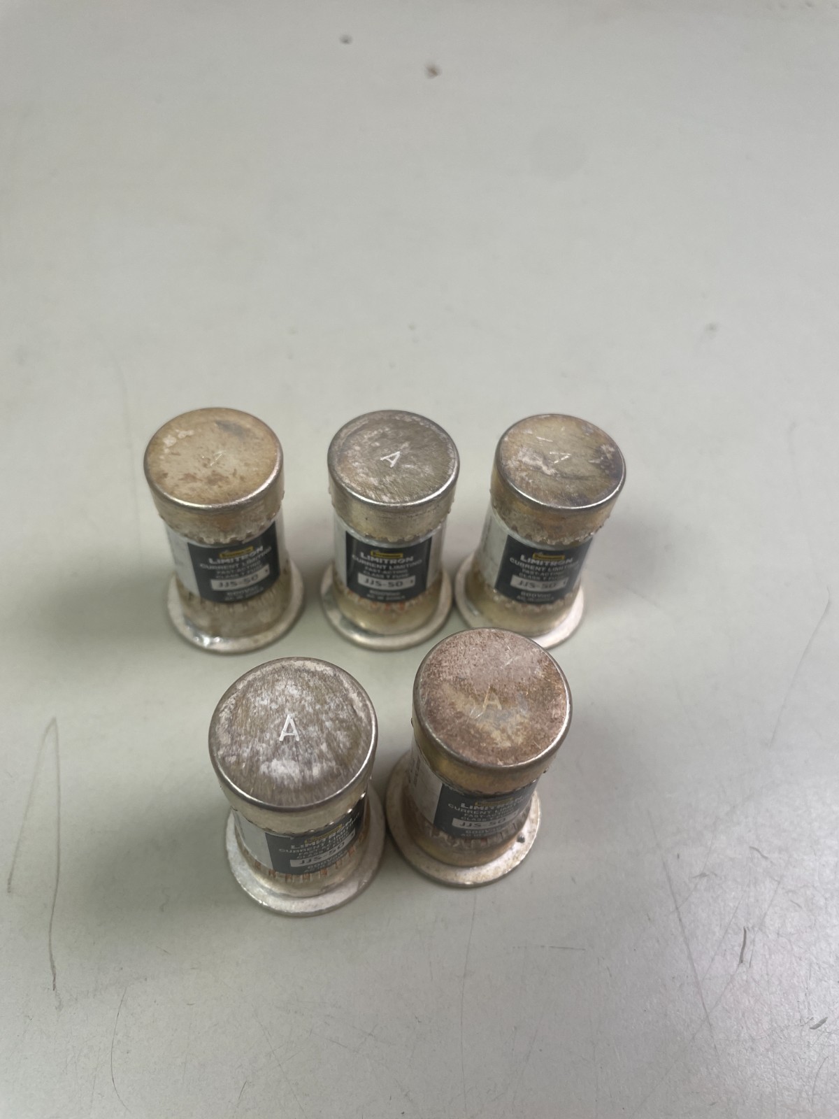 Bussmann JJS-50 JJS50 JJS 50A 600Vac Cooper TRON Class T FAST ACTING 5 Fuses