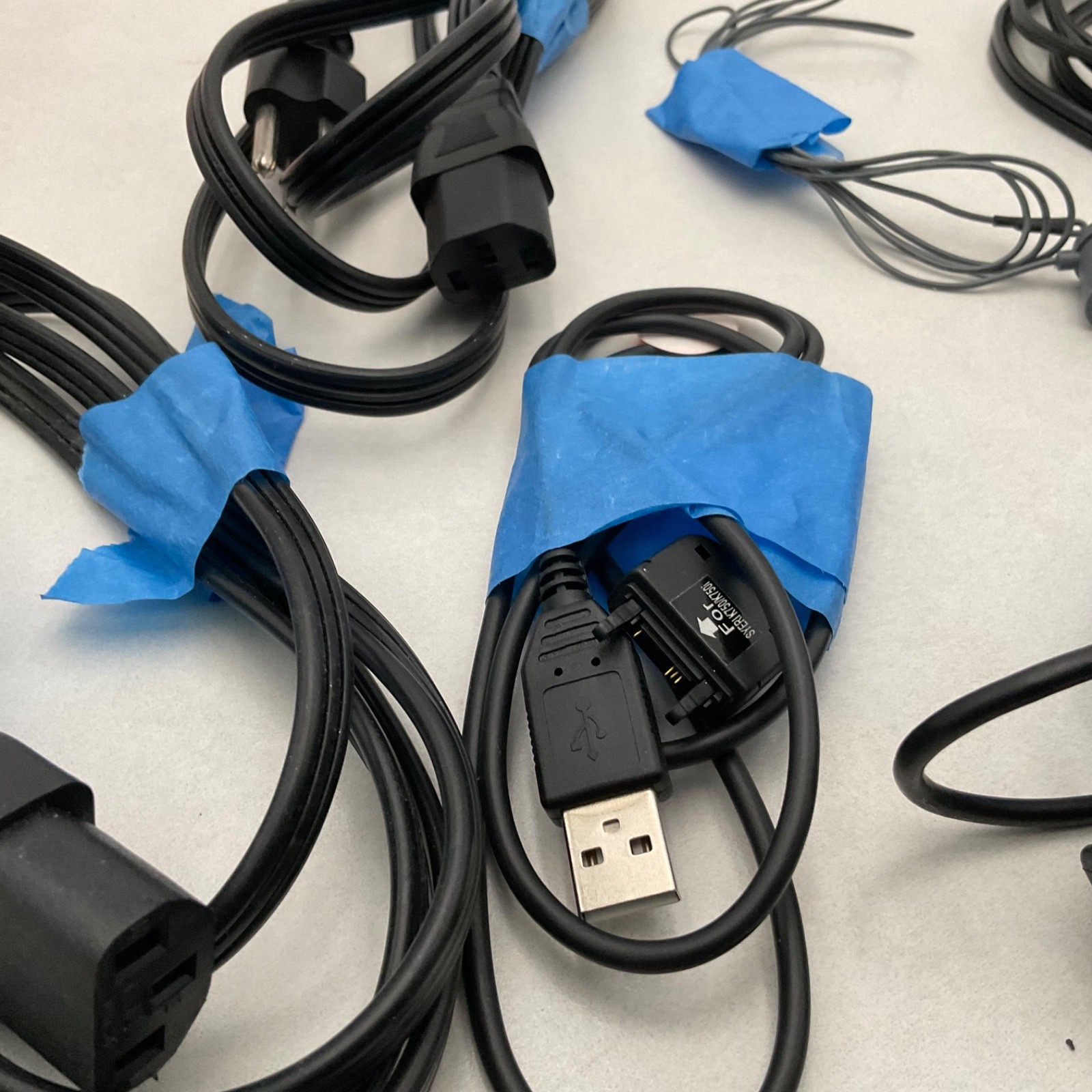 Mix Lot Electronic Cables USB Power Cords Mini USB Samsung Adapter ComputerCable